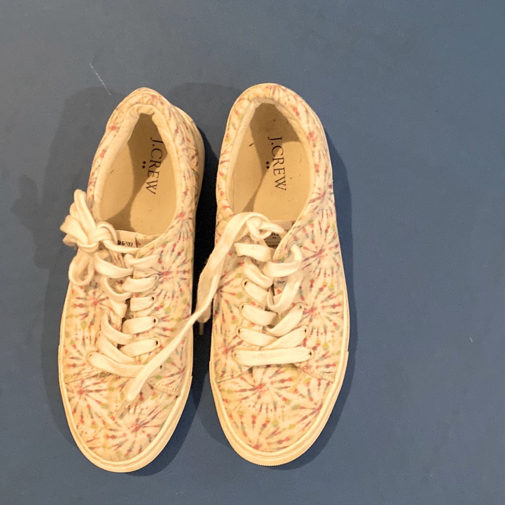 JCrew Tye Dye Tennis Shoes Size 7